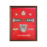 从警纪念奖牌高档警察纪念品定制警察退休纪念礼品公安文化奖牌